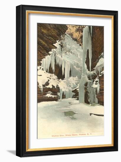 Winter, Watkins Glen, New York-null-Framed Art Print