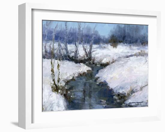 Winter White-Barbara Chenault-Framed Art Print