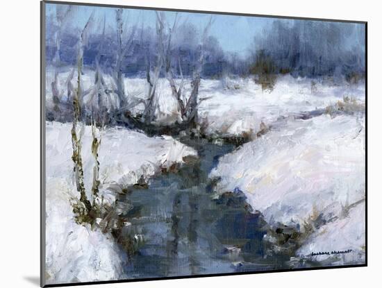 Winter White-Barbara Chenault-Mounted Art Print