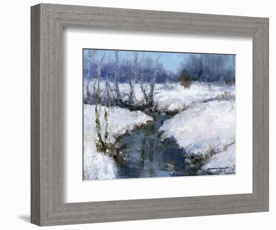 Winter White-Barbara Chenault-Framed Art Print