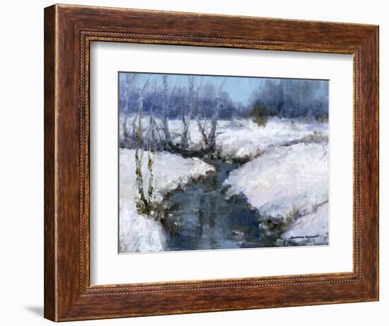 Winter White-Barbara Chenault-Framed Art Print