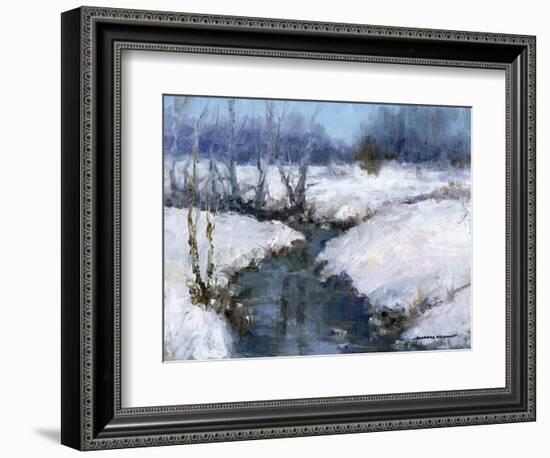 Winter White-Barbara Chenault-Framed Art Print