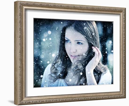 Winter Wish-Dimitri Caceaune-Framed Photographic Print