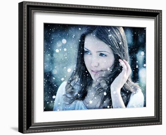 Winter Wish-Dimitri Caceaune-Framed Photographic Print