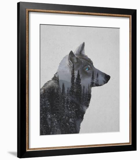 Winter Wolf-Davies Babies-Framed Art Print