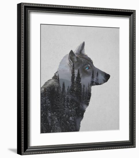 Winter Wolf-Davies Babies-Framed Art Print