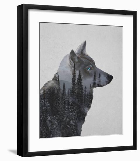 Winter Wolf-Davies Babies-Framed Art Print