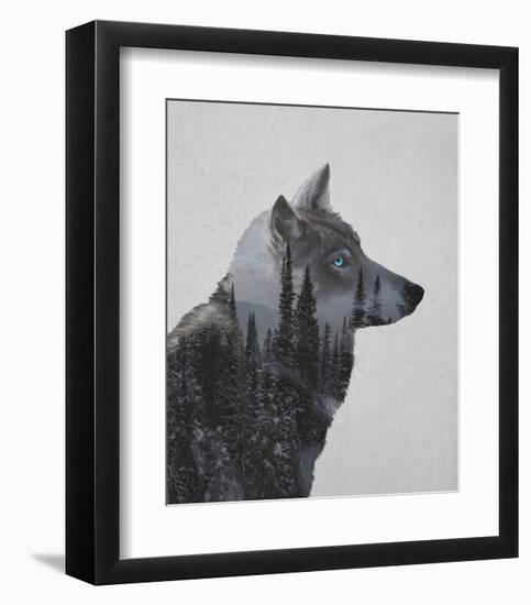 Winter Wolf-Davies Babies-Framed Art Print