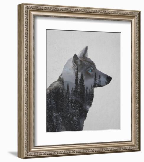 Winter Wolf-Davies Babies-Framed Art Print