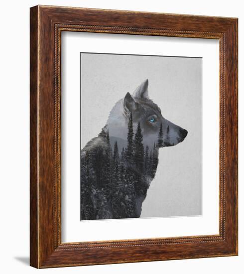 Winter Wolf-Davies Babies-Framed Art Print