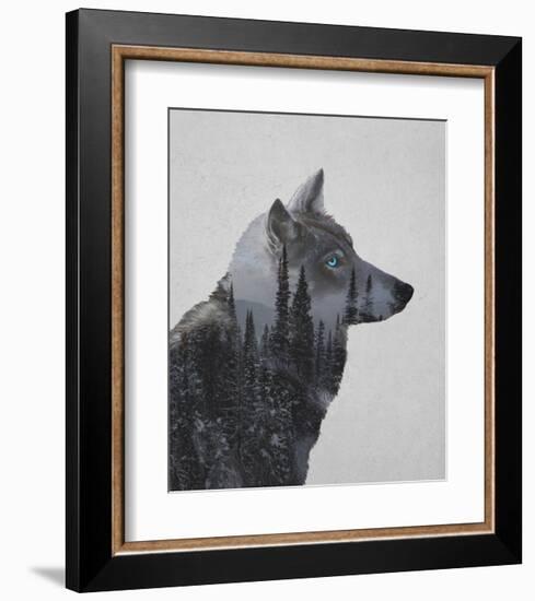 Winter Wolf-Davies Babies-Framed Art Print