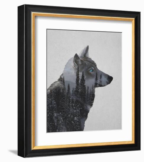 Winter Wolf-Davies Babies-Framed Art Print