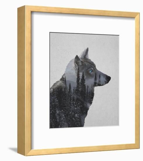 Winter Wolf-Davies Babies-Framed Art Print