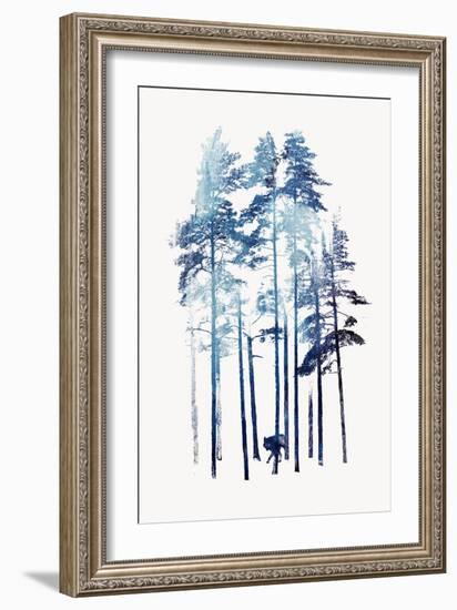 Winter Wolf-Robert Farkas-Framed Art Print