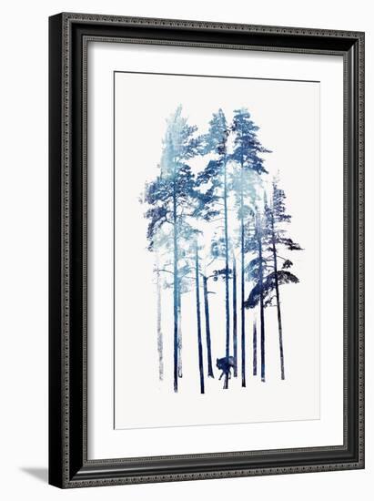 Winter Wolf-Robert Farkas-Framed Art Print