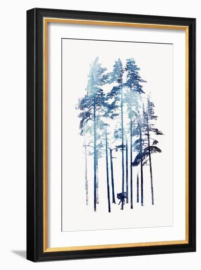 Winter Wolf-Robert Farkas-Framed Art Print