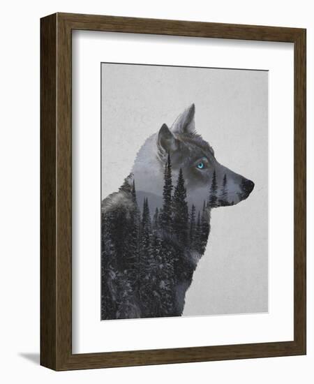 Winter Wolf-Davies Babies-Framed Premium Giclee Print