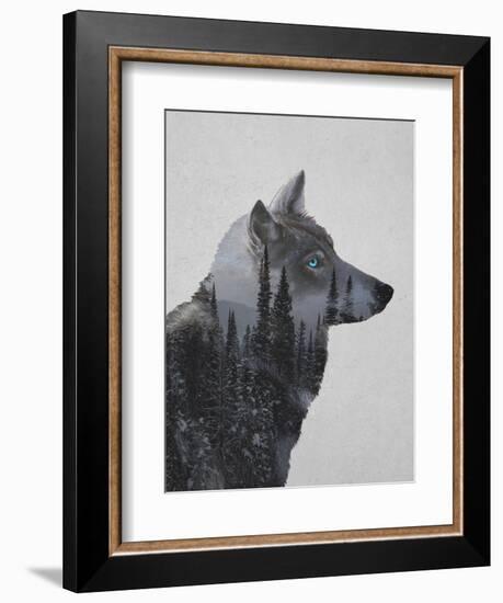 Winter Wolf-Davies Babies-Framed Premium Giclee Print