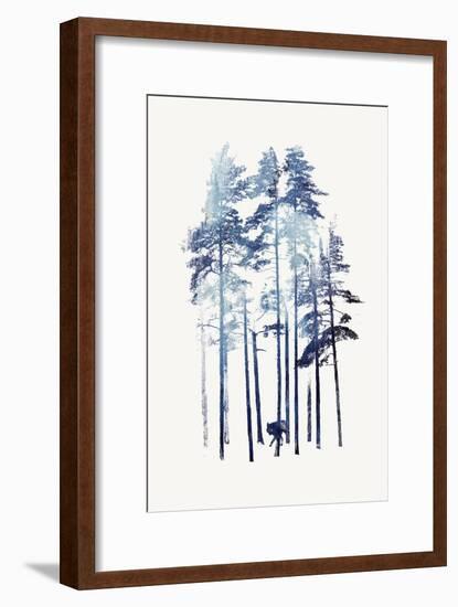 Winter Wolf-Robert Farkas-Framed Giclee Print