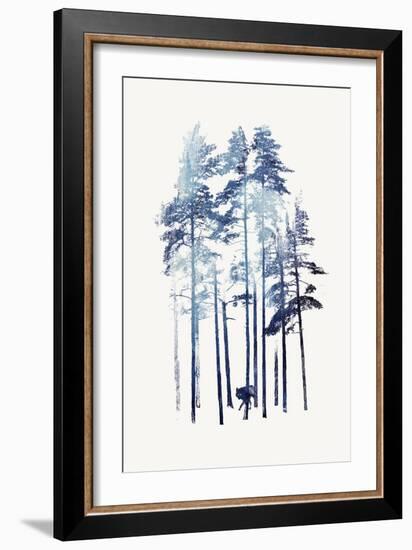 Winter Wolf-Robert Farkas-Framed Giclee Print