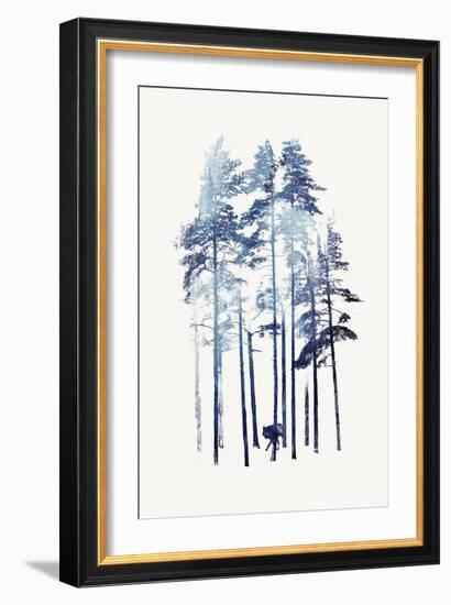 Winter Wolf-Robert Farkas-Framed Giclee Print