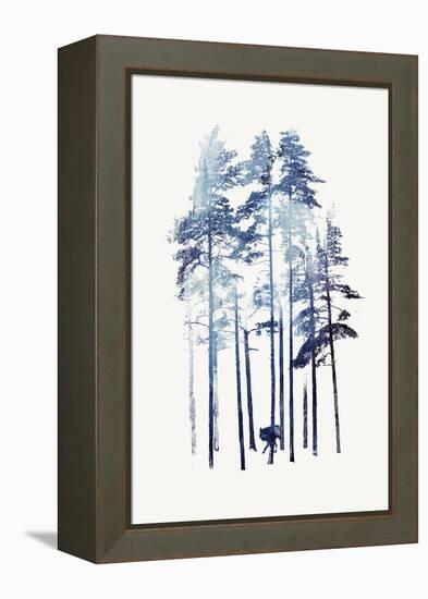 Winter Wolf-Robert Farkas-Framed Premier Image Canvas