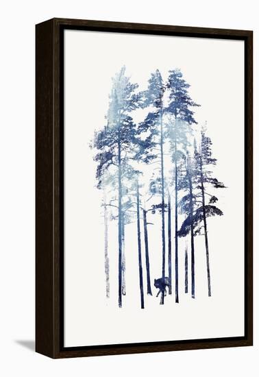 Winter Wolf-Robert Farkas-Framed Premier Image Canvas