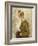 Winter (Woman with a Muff), 1880 (Oil on Canvas)-Berthe Morisot-Framed Giclee Print