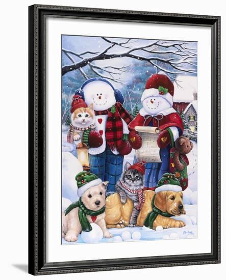 Winter Wonder Friends-Jenny Newland-Framed Giclee Print