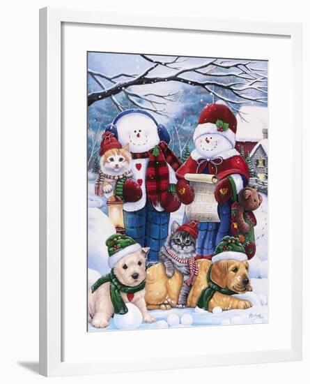 Winter Wonder Friends-Jenny Newland-Framed Giclee Print