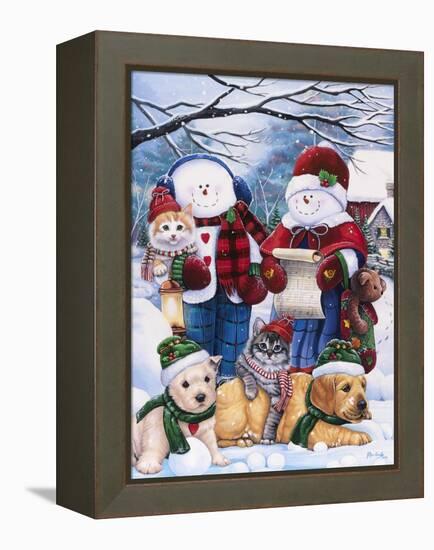 Winter Wonder Friends-Jenny Newland-Framed Premier Image Canvas