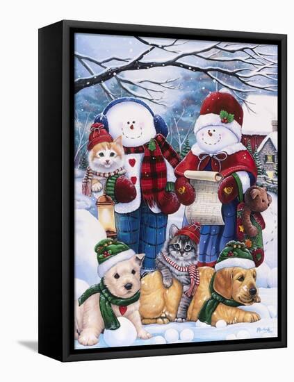 Winter Wonder Friends-Jenny Newland-Framed Premier Image Canvas