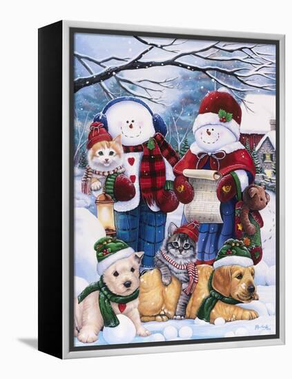 Winter Wonder Friends-Jenny Newland-Framed Premier Image Canvas