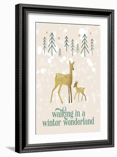 Winter Wonderland 1-Melody Hogan-Framed Art Print