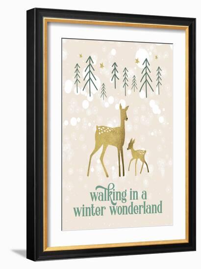 Winter Wonderland 1-Melody Hogan-Framed Art Print