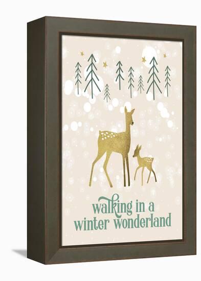 Winter Wonderland 1-Melody Hogan-Framed Stretched Canvas