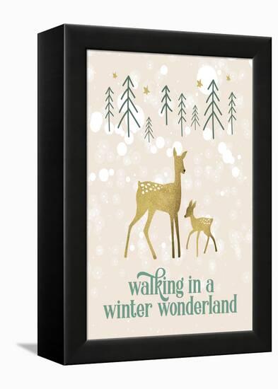 Winter Wonderland 1-Melody Hogan-Framed Stretched Canvas