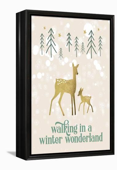 Winter Wonderland 1-Melody Hogan-Framed Stretched Canvas