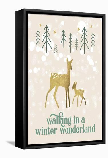 Winter Wonderland 1-Melody Hogan-Framed Stretched Canvas