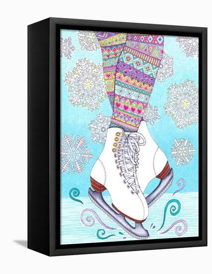 Winter Wonderland 2 - Color-Hello Angel-Framed Premier Image Canvas