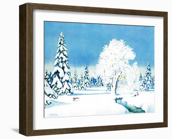 Winter Wonderland - Jack & Jill-Florence McCurdy-Framed Giclee Print