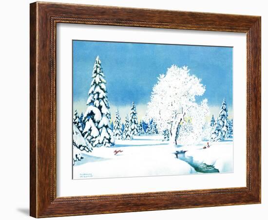 Winter Wonderland - Jack & Jill-Florence McCurdy-Framed Giclee Print