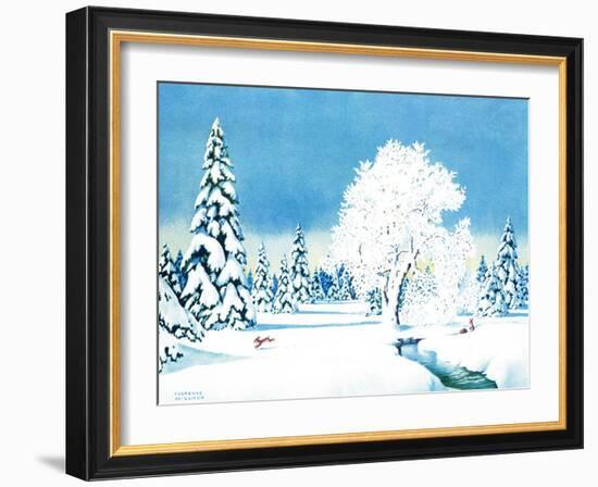 Winter Wonderland - Jack & Jill-Florence McCurdy-Framed Giclee Print