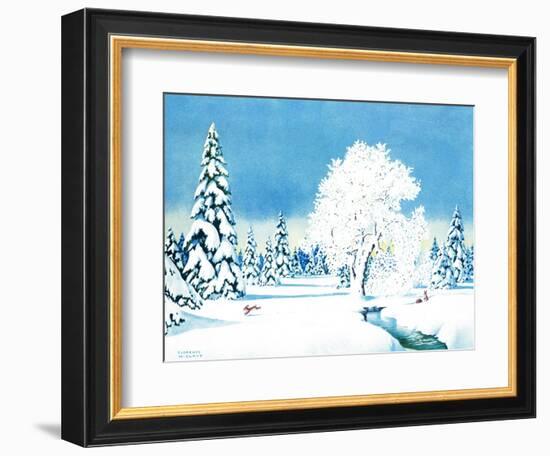 Winter Wonderland - Jack & Jill-Florence McCurdy-Framed Giclee Print