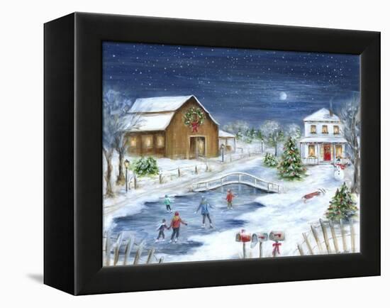 Winter Wonderland-Marilyn Dunlap-Framed Stretched Canvas