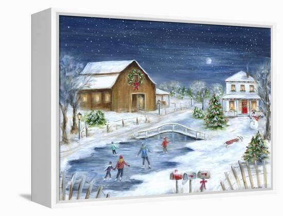 Winter Wonderland-Marilyn Dunlap-Framed Stretched Canvas