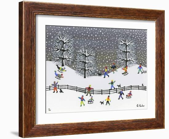 Winter Wonderland-Gordon Barker-Framed Giclee Print