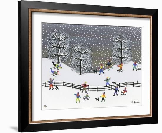 Winter Wonderland-Gordon Barker-Framed Giclee Print