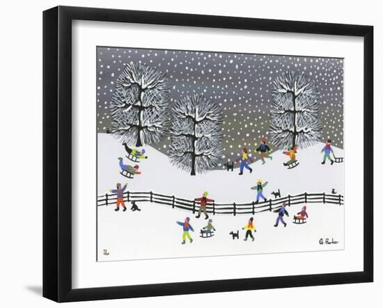 Winter Wonderland-Gordon Barker-Framed Giclee Print