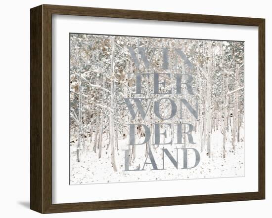 Winter Wonderland-Shelley Lake-Framed Art Print